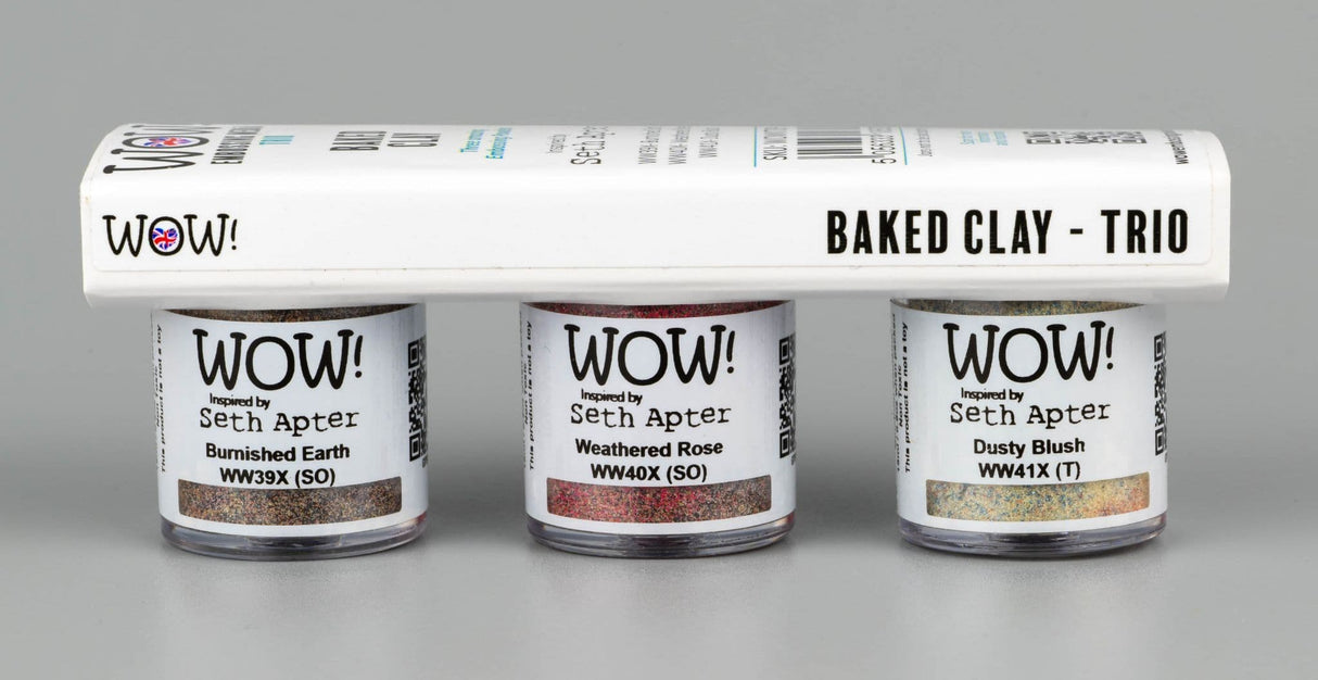 WOW Embossing Powder - Baked Clay Trio – inspired by Seth Apter