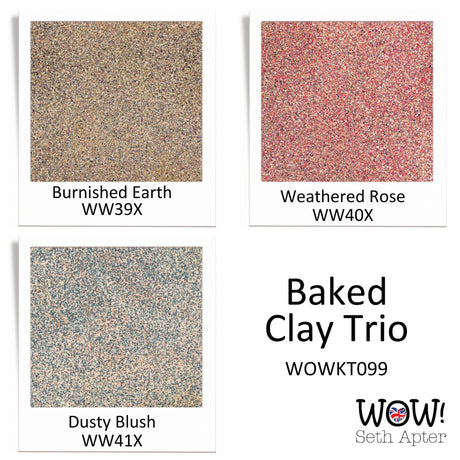 WOW Embossing Powder - Baked Clay Trio – inspired by Seth Apter
