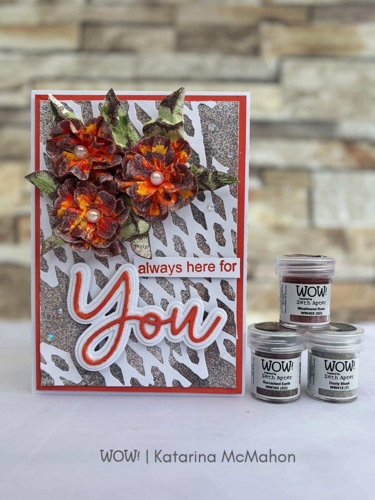 WOW Embossing Powder - Baked Clay Trio – inspired by Seth Apter