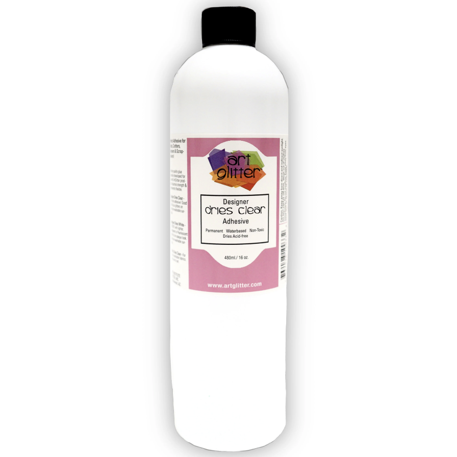 Art Glitter Designer trocknet klaren PVA-Kleber – 16 oz Nachfüllflasche