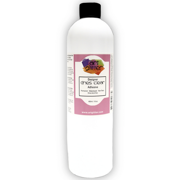 Art Glitter Designer Dries Clear PVA Glue - 16oz Refill Bottle