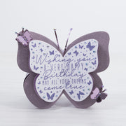 Chloes Creative Cards Butterfly Sentiment Die & Stamp Set
