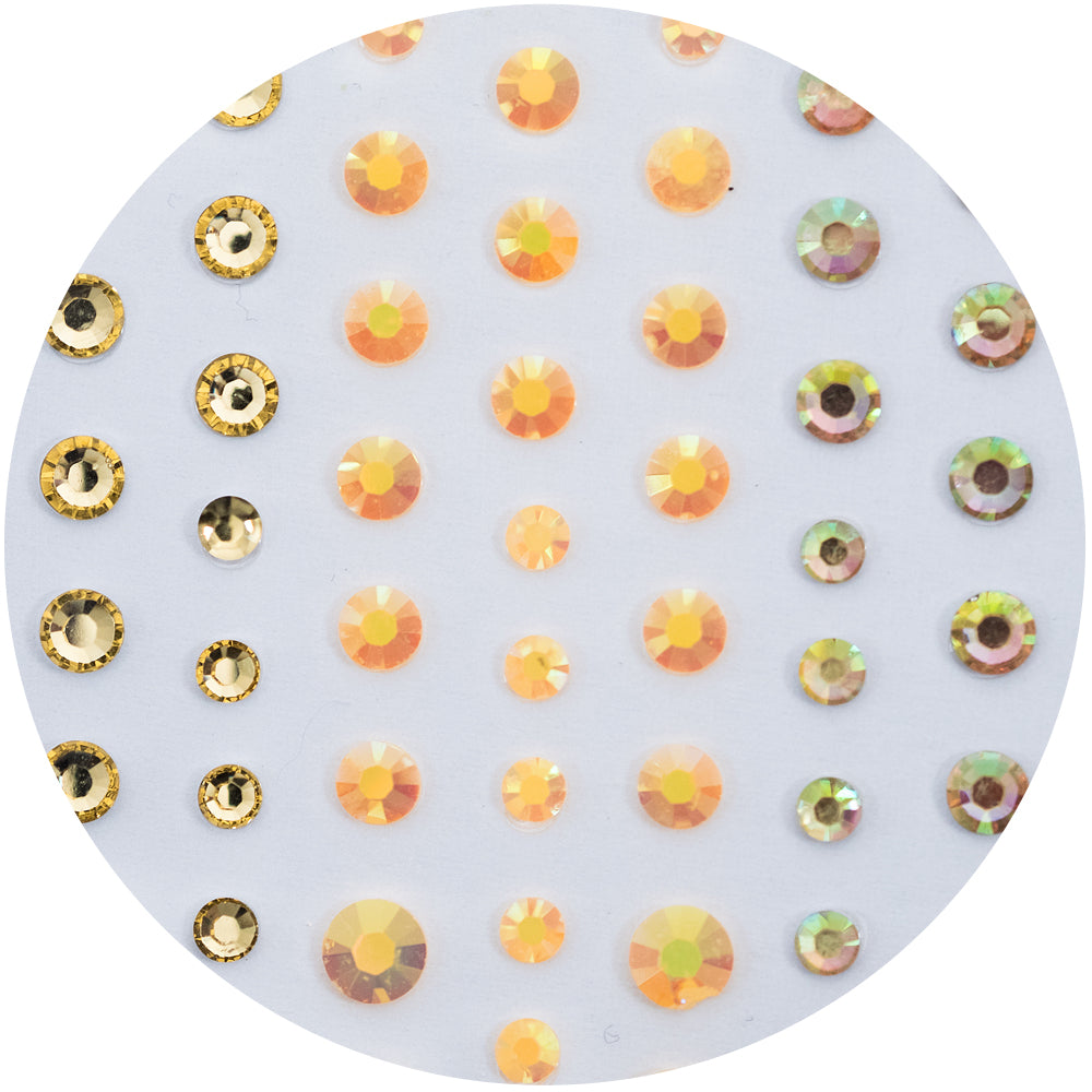 Chloes Creative Cards Self Adhesive Sparkles - Luscious Yellows