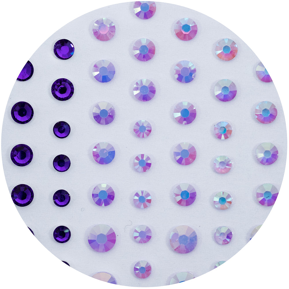 Chloes Creative Cards Self Adhesive Sparkles - Pretty Purples