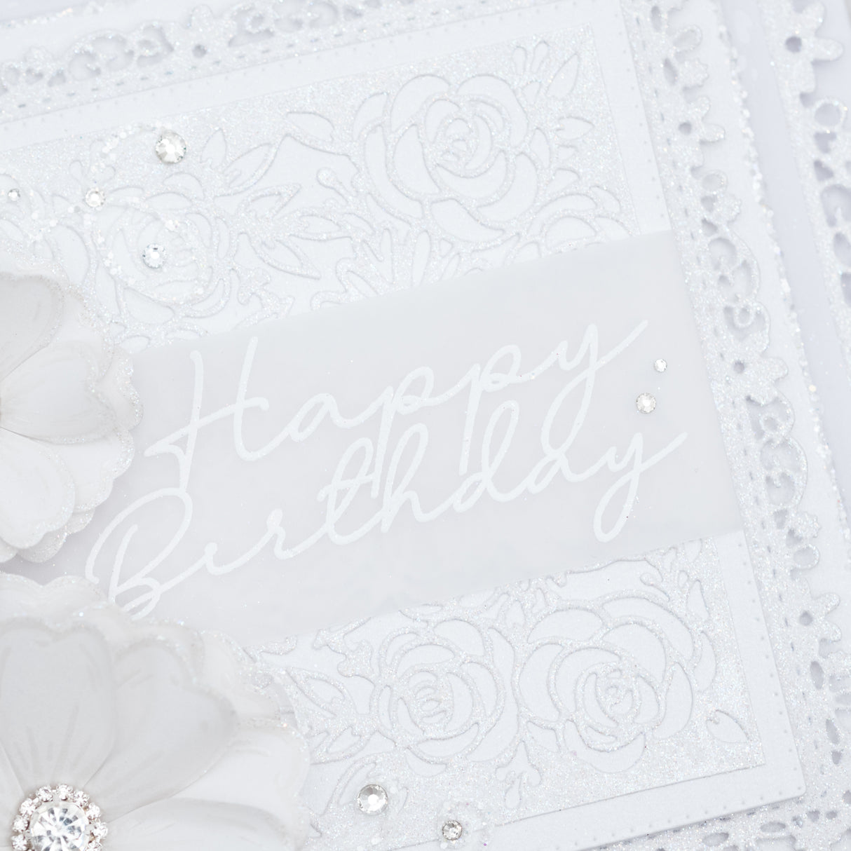 Chloes Creative Cards Die & Stamp Set - Filigree Happy Birthday