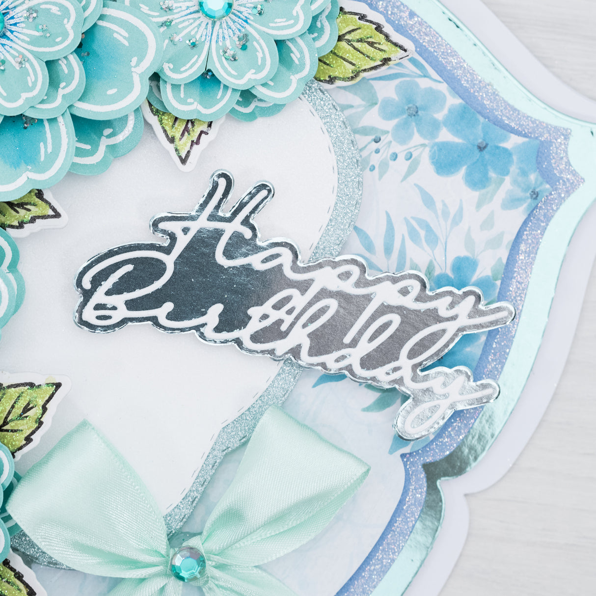 Chloes Creative Cards Die & Stamp Set - Filigree Happy Birthday