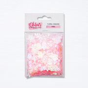 Chloes Creative Cards Floral Sequins - Pinks