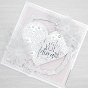 Chloes Creative Cards Foiled Paper Pad (8 x 8) - Wedding Collection