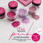 Chloes Creative Cards Exclusive Pink Glitter Collection