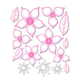Chloes Creative Cards Die & Stamp Set - Christmas Magnolia