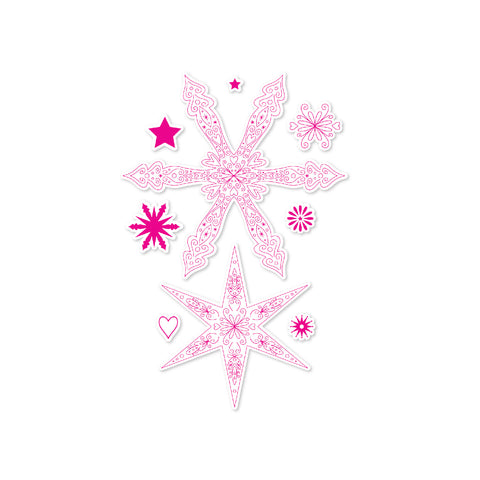 Chloes Creative Cards Die & Stamp Set – Dimensional Snowflake