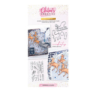 Chloes Creative Cards Die & Stamp Set – Reindeer & Sleigh