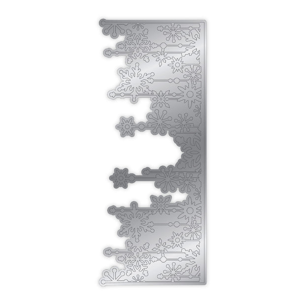 Chloes Creative Cards Metal Die Set – Crystal Snowflake Border