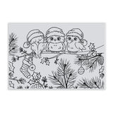 Chloes Creative Cards Photopolymer Stamp Set – Baby Owls