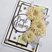 Chloes Creative Cards Busy Bee Background DL Photopolymer Stamp