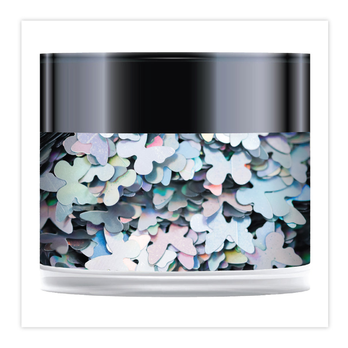 Papillons étincelants Paillettes scintillantes Pot de 1/2 oz