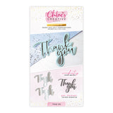 Chloes Creative Cards Stanz- und Stempelset – „Thank You“