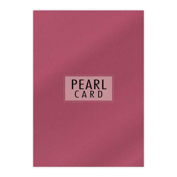 Chloes Luxury Pearl Card 10 Sheets Azalea