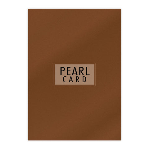 Chloes Luxury Pearl Card 10 Sheets Bronze