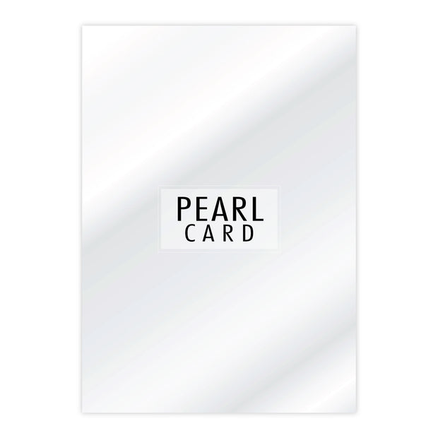 BULK - Chloes Luxury Pearl Card 50 Sheets Crystal White
