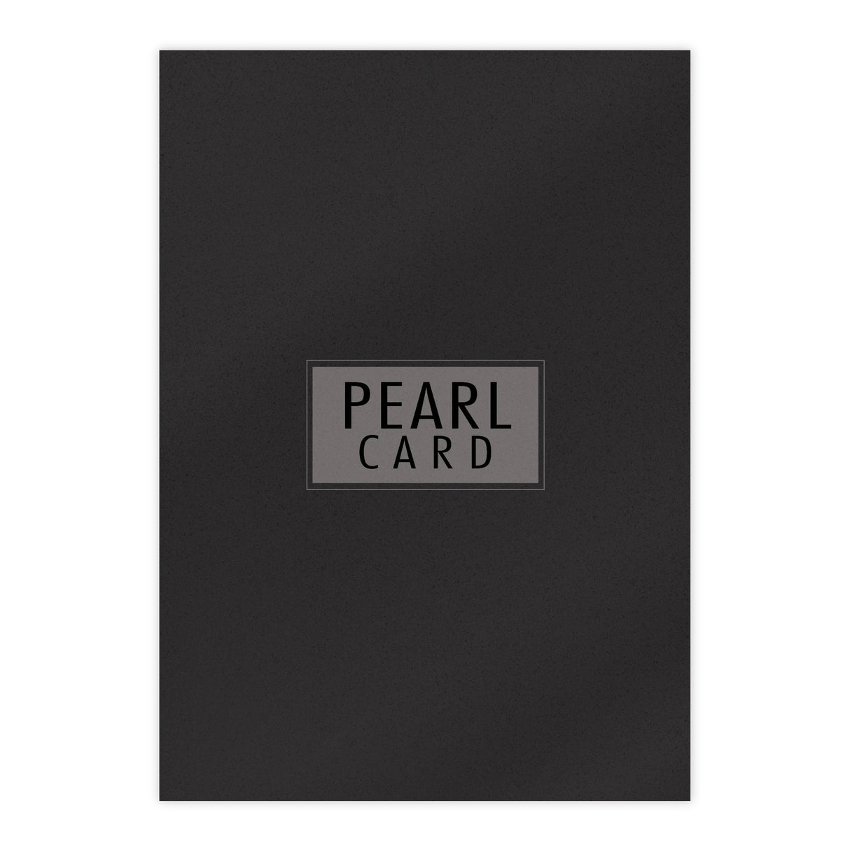 Chloes A4 Luxury Pearl Card 10 Sheets Onyx