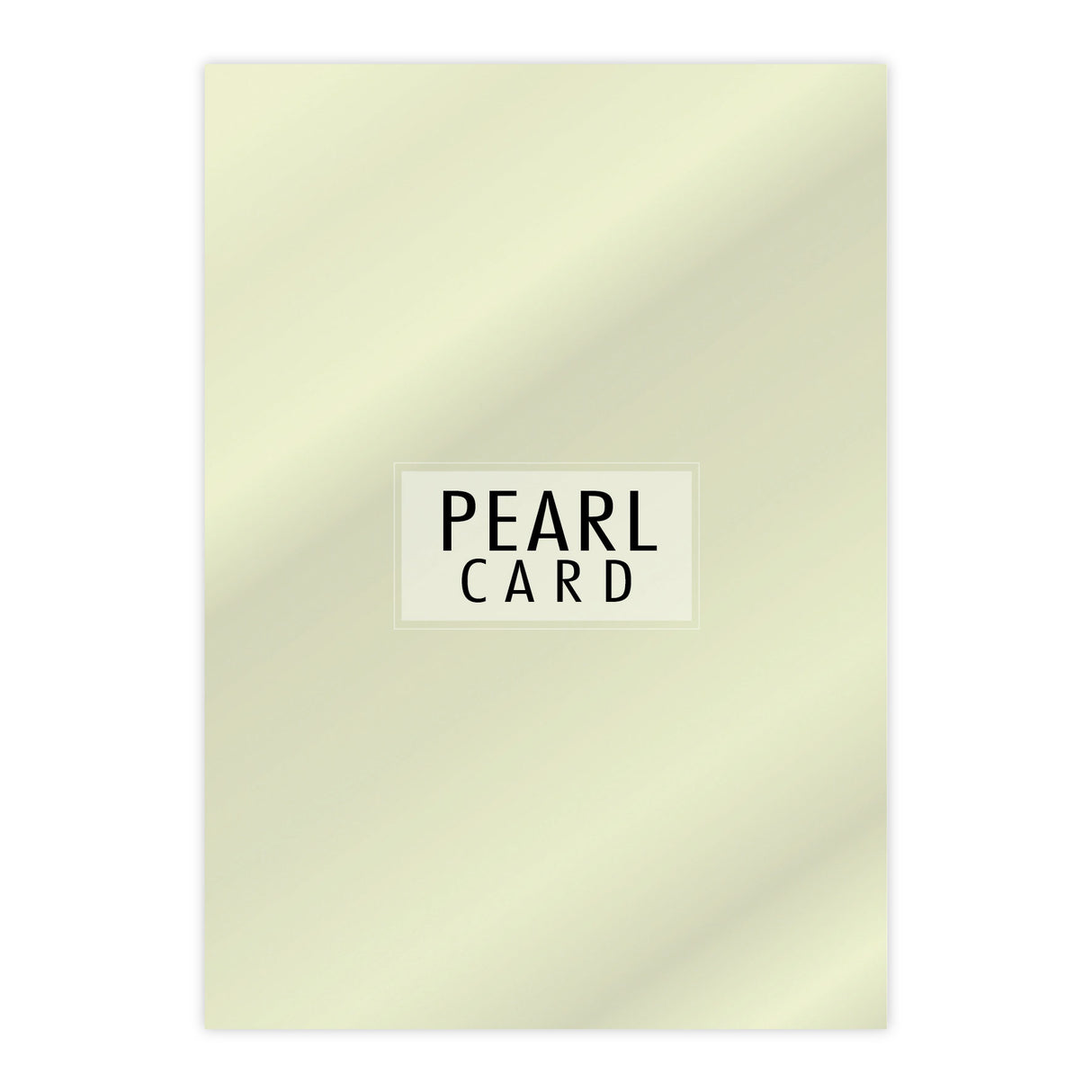 Chloes A4 Luxus-Perlenkarte, 10 Blatt, Opal