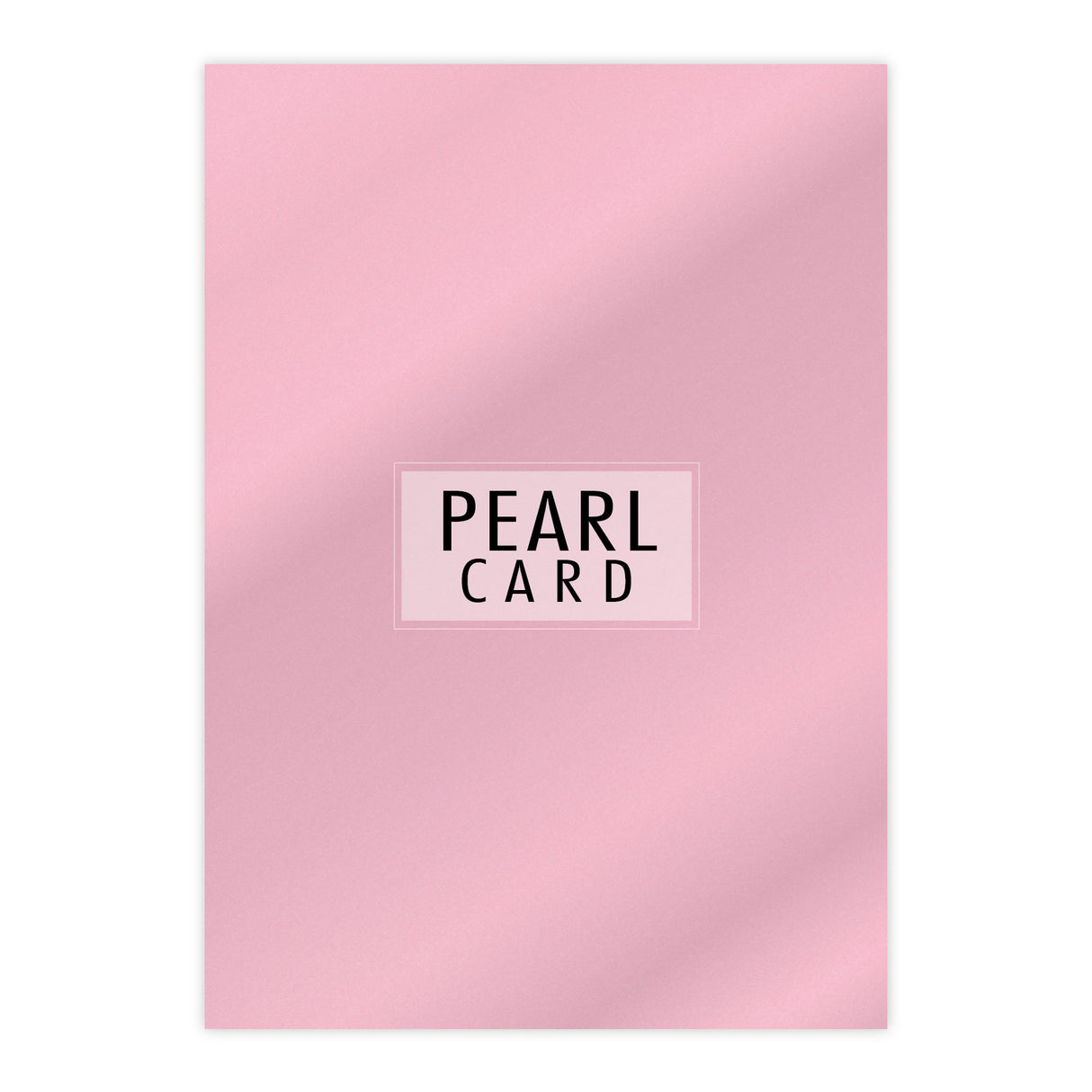 Carte de luxe Chloes A4 Pearl 10 feuilles Quartz rose