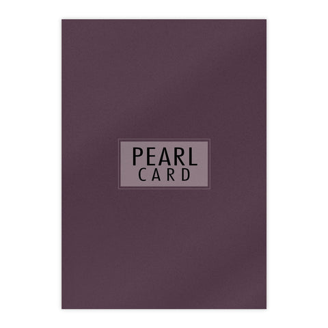 Chloes Luxury Pearl Card 10 Sheets Ruby