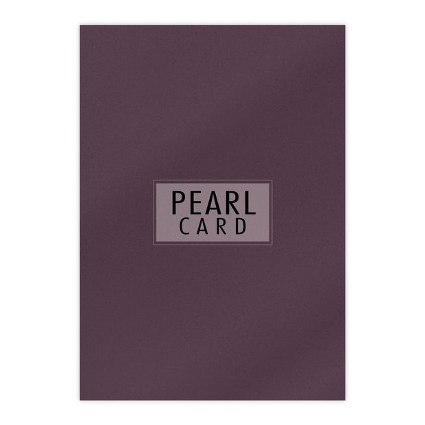 Chloes Luxury Pearl Card 10 Sheets Ruby