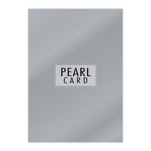 Chloes Luxury Pearl Card 10 Sheets Silver
