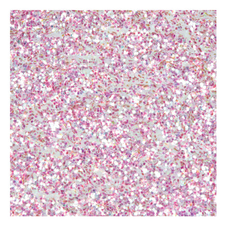 Paillettes scintillantes roses en cristal, pot de 1/2 oz