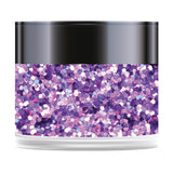 Violetter Sparkelicious-Glitzer mit Pailletten, 1/2 oz Glas