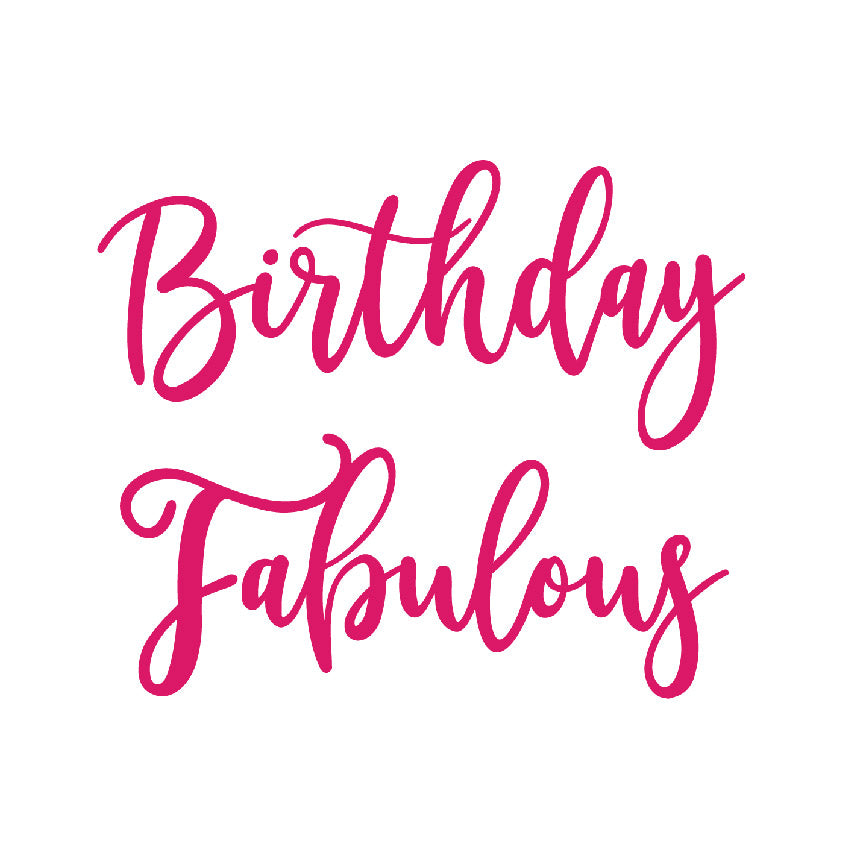 Chloes Creative Cards Die & Stamp Set - Birthday Sentiment Builder