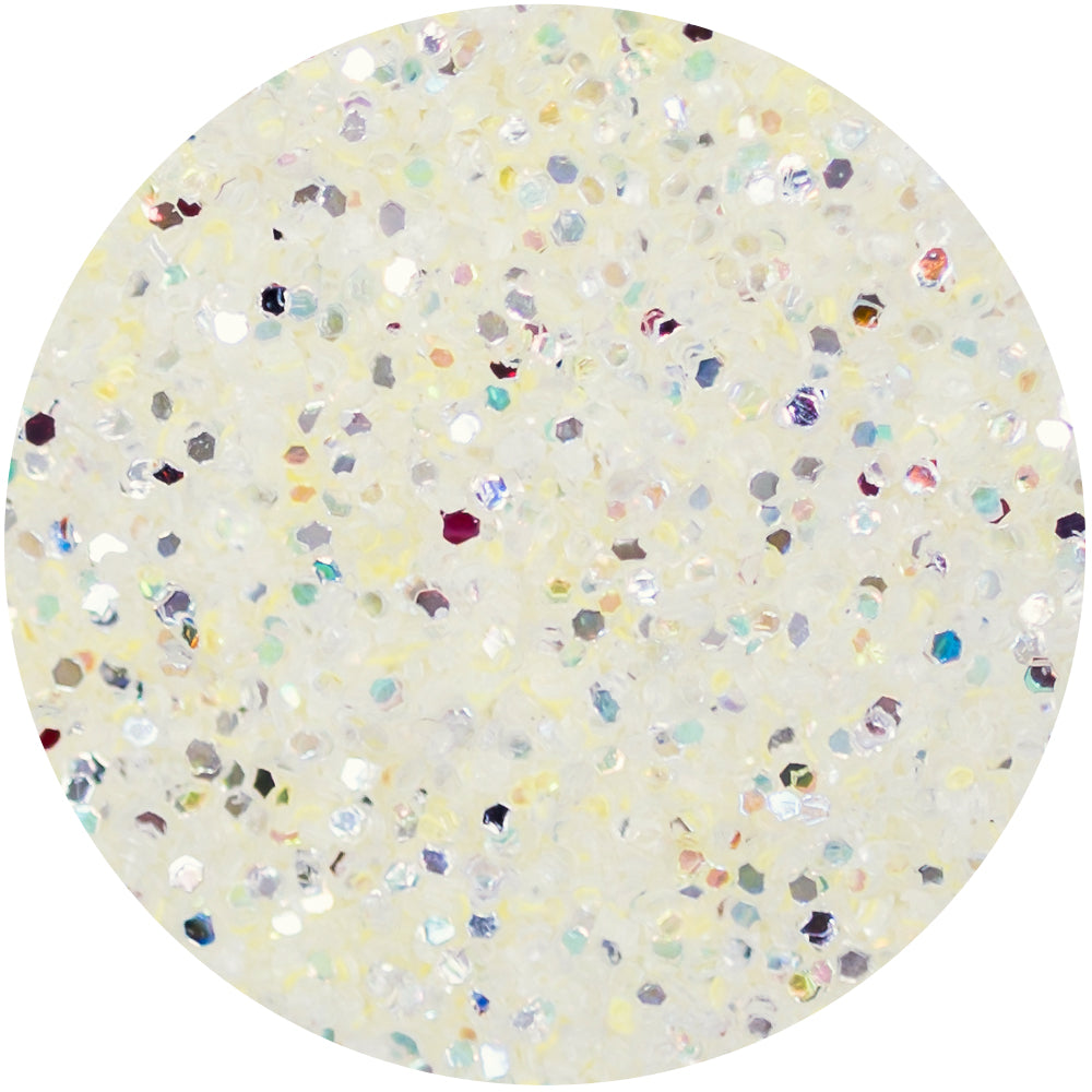 Paillettes scintillantes au citron sucrées, pot de 1/2 oz