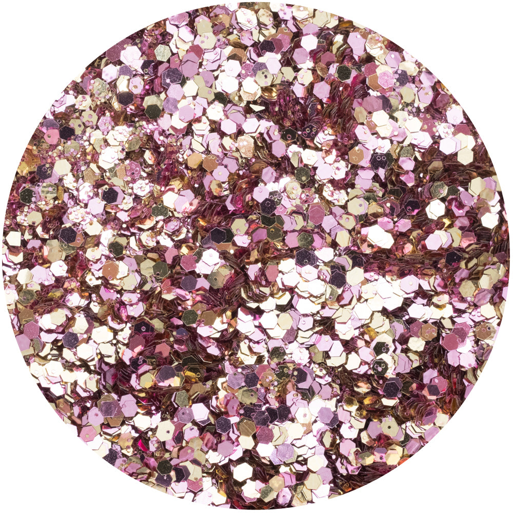 Golden Blush Sparkelicious Glitter 1/2oz Jar