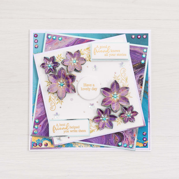 Chloe’s Creative Cards Die & Stamp Set – Summer Foliage Corner