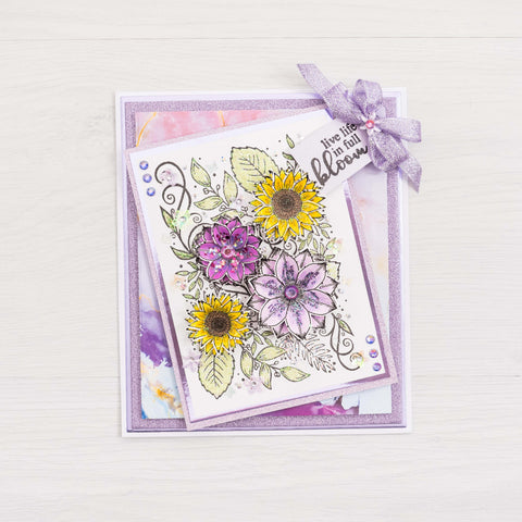 Chloe’s Creative Cards Die & Stamp Set – Summer Foliage Panel