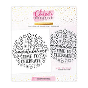 Chloes Creative Cards Photopolymer Stamp Set - Celebrate Circle
