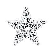 Chloes Creative Cards Photopolymer Stamp Set - Birthday Star