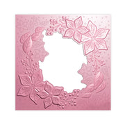 Chloes Creative Cards 6X6 Floral Cascade 3D Cut and Emboss Folder