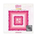 Chloes Creative Cards Metal Die Set – 8x8" Blooming Border