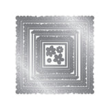Chloes Creative Cards Metal Die Set – 8x8" Blooming Border