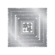 Chloes Creative Cards : 8x8” Metal Die Set – Blooming Border