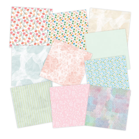 Chloes Creative Cards 8x8 Designer Printed Paper Pad - Beautiful Bouquets