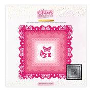 Chloes Creative Cards Metal Die Set - 8x8 Butterfly Frames