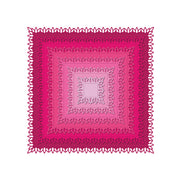 Chloes Creative Cards 8x8” Metal Die Set – Decorative Squares