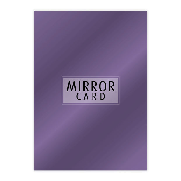 Chloes Creative Cards A4 Mirror Card - Amethyst
