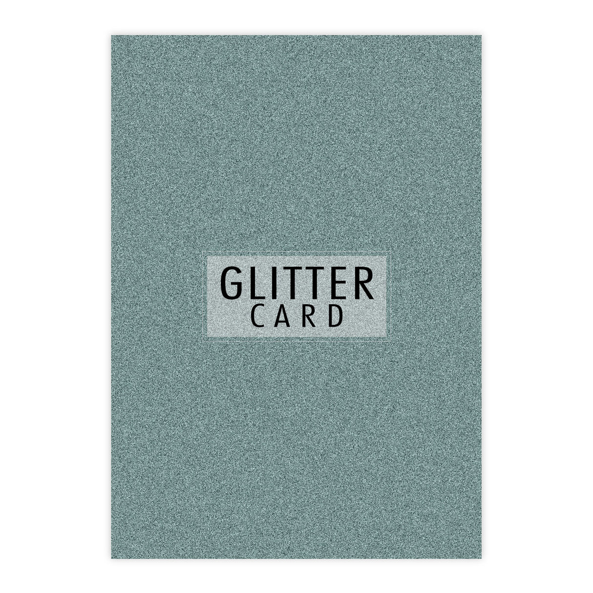 Chloes Creative Cards A4 Glitter Card - Aquamarine