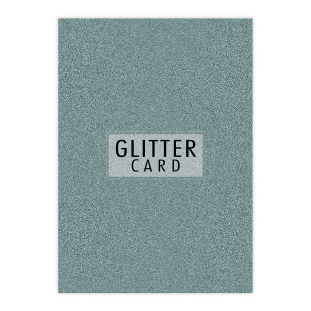 Chloes Creative Cards A4 Glitter Card - Aquamarine