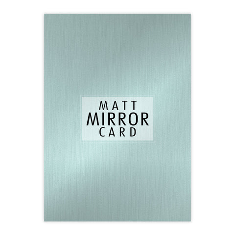 Chloes Creative Cards A4 Matt Mirror Card - Aquamarine